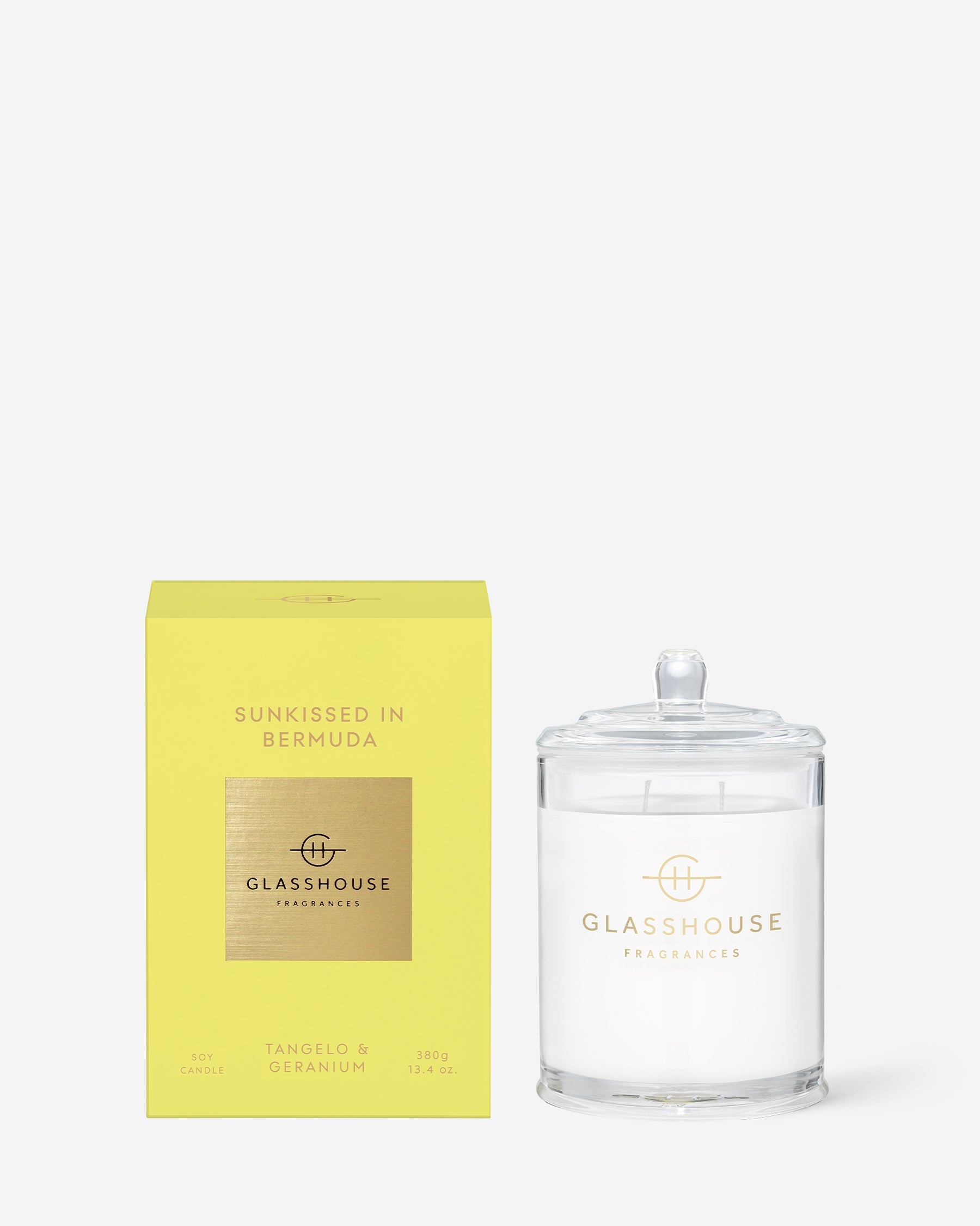 Glasshouse Fragrances 380g Scented Candle Sunkissed in Bermuda