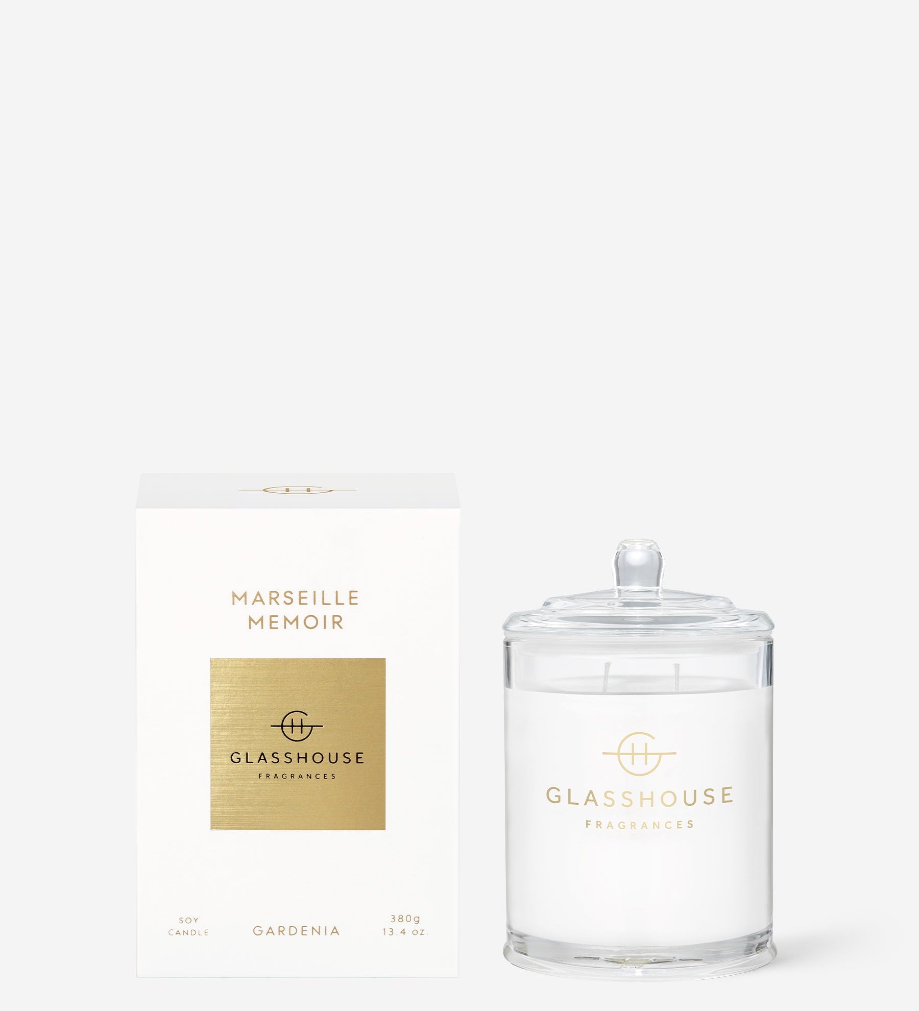 Glasshouse Fragrances 380g Scented Candle Marseille Memoir