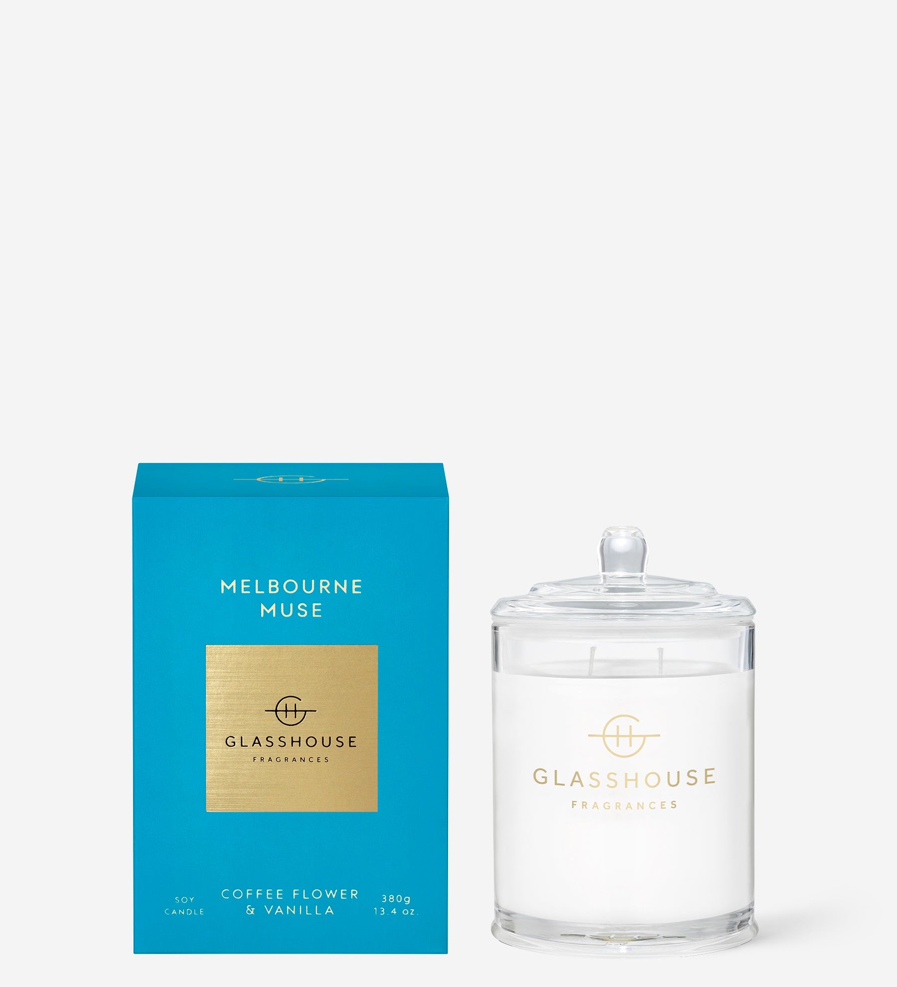 Glasshouse Fragrances 380g Scented Candle Melbourne Muse