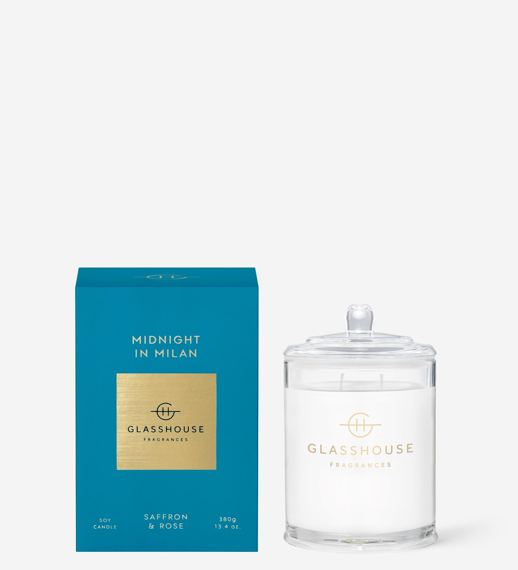 Glasshouse Fragrances 380g Scented Candle Midnight in Milan