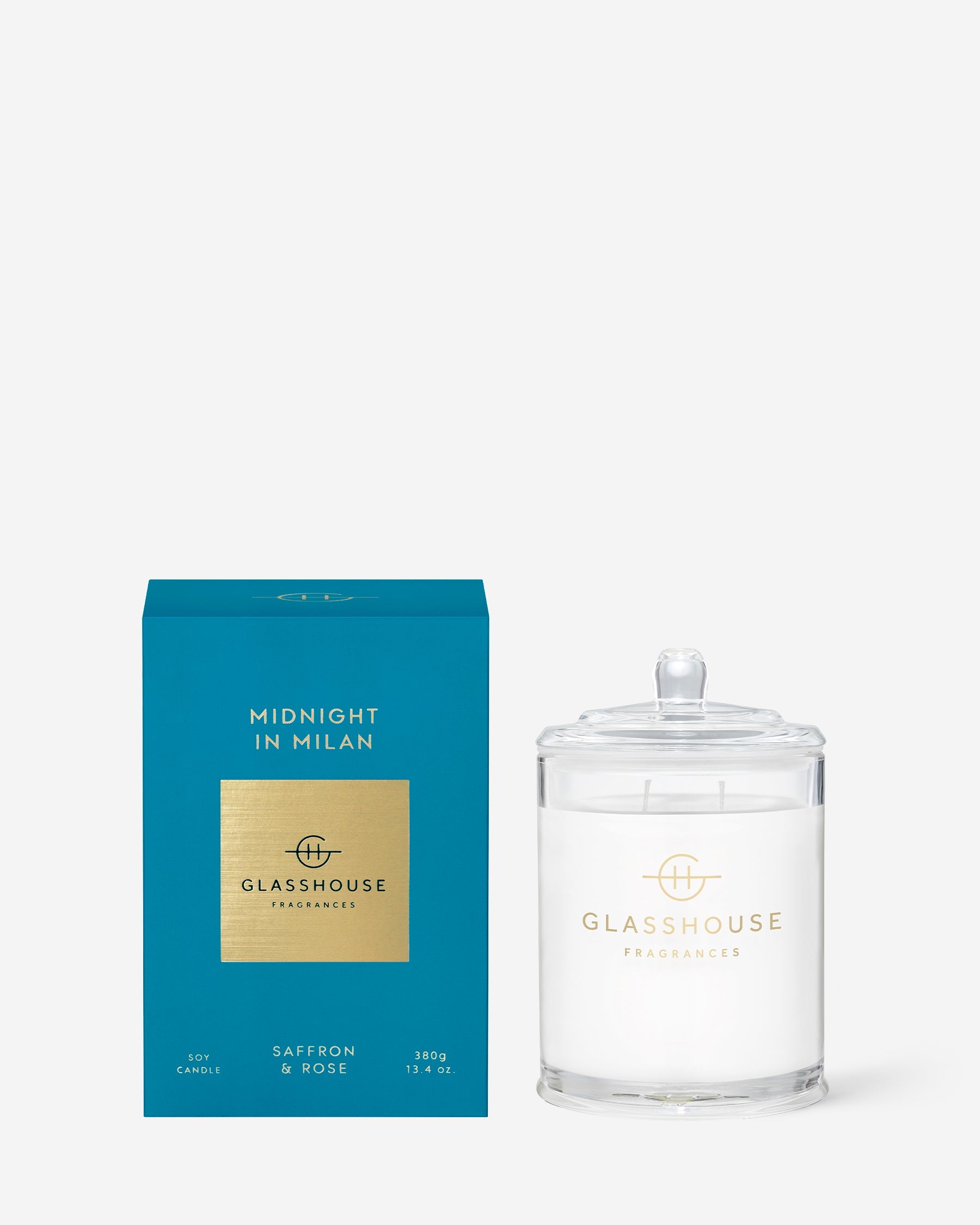 Glasshouse Fragrances 380g Scented Candle Midnight in Milan