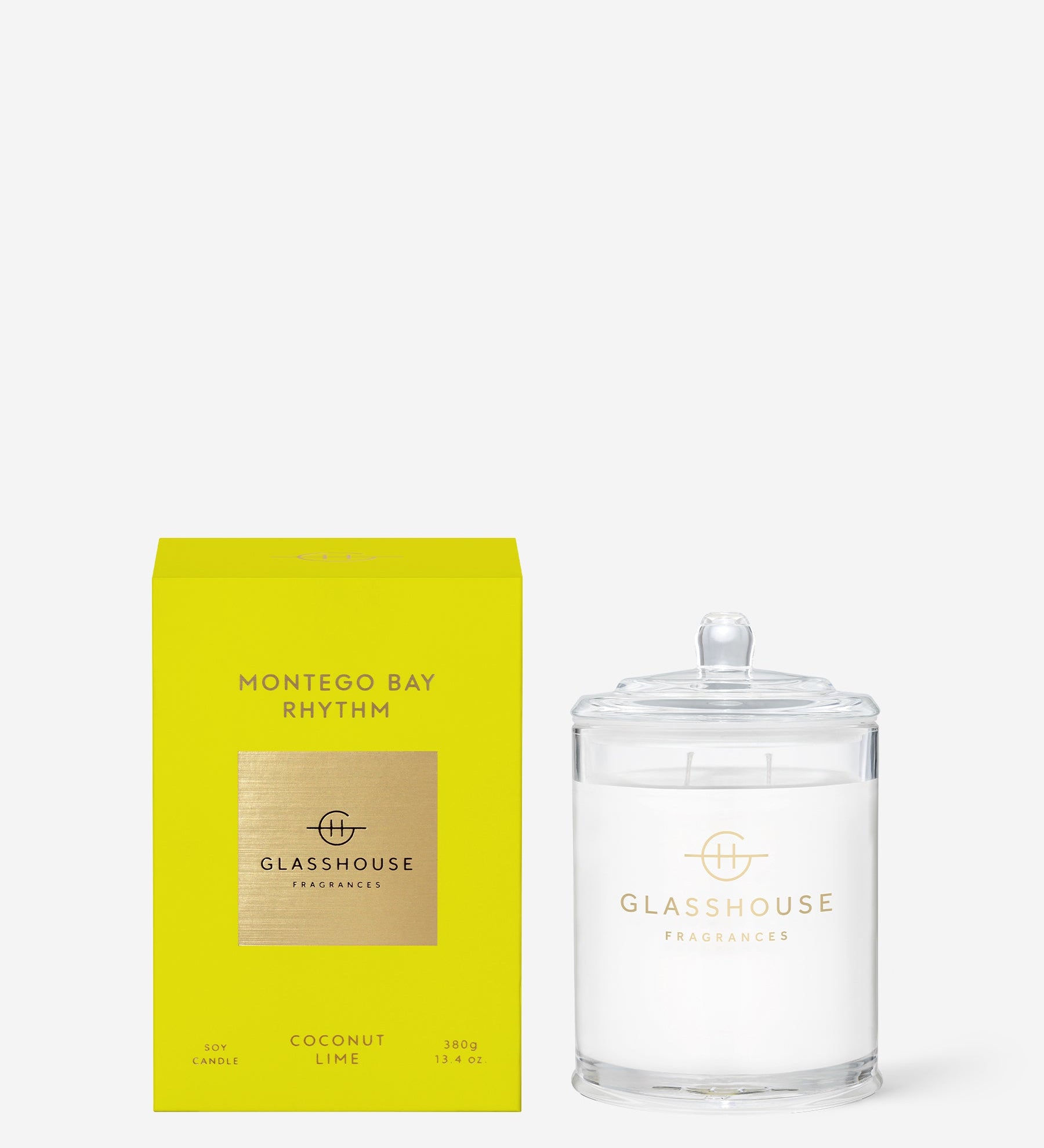 Glasshouse Fragrances 380g Scented Candle Montego Bay Rhythm