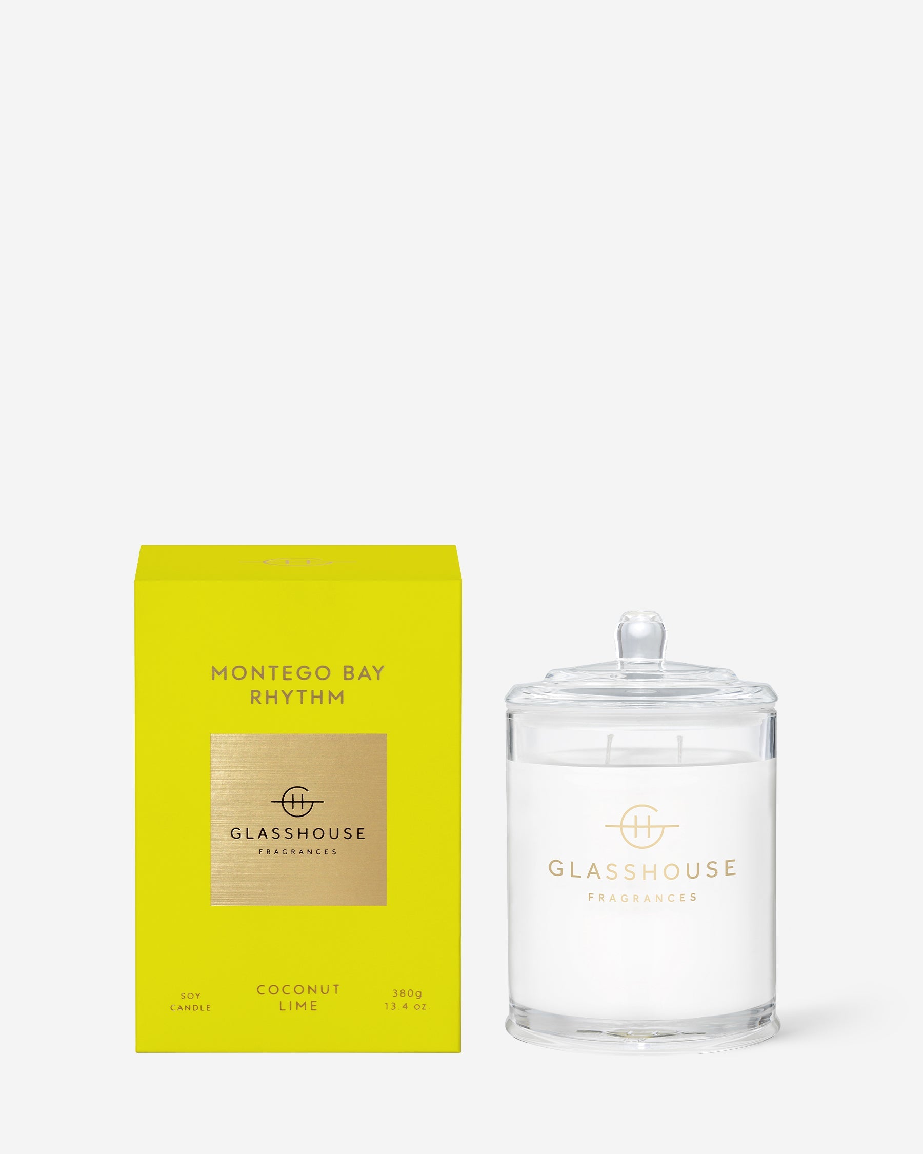 Glasshouse Fragrances 380g Scented Candle Montego Bay Rhythm