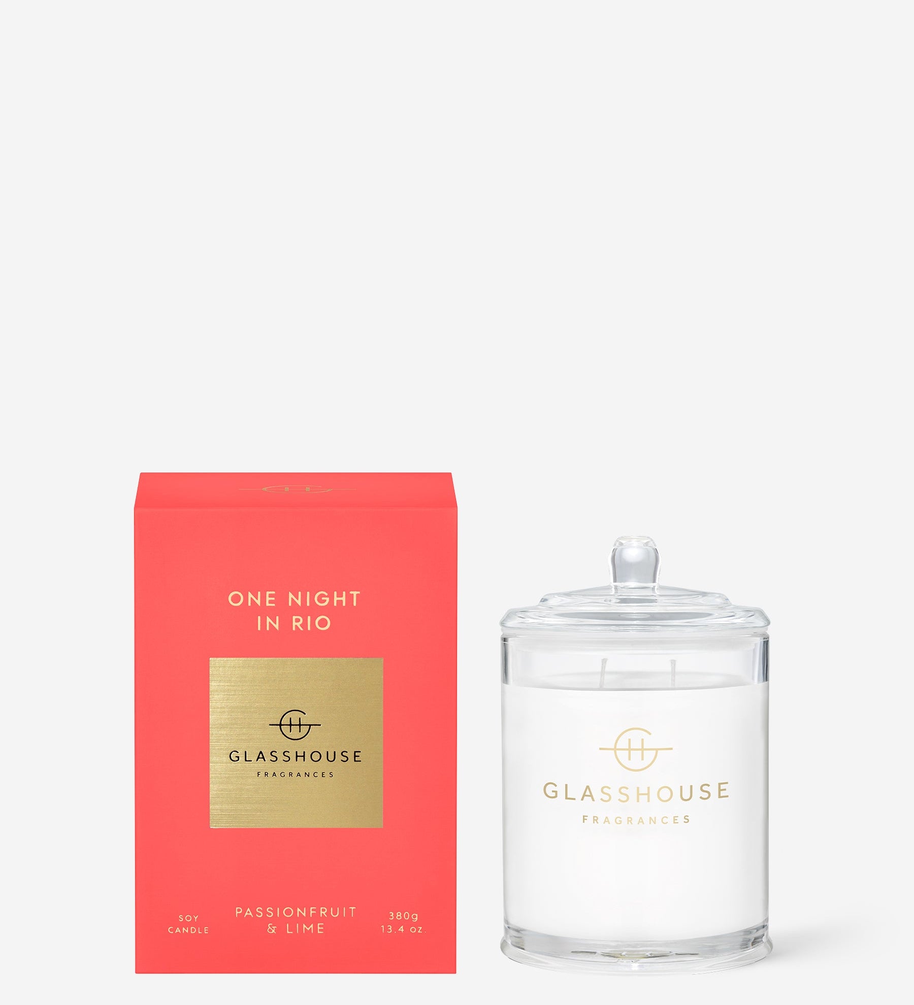 Glasshouse Fragrances 380g Scented Candle One Night in Rio