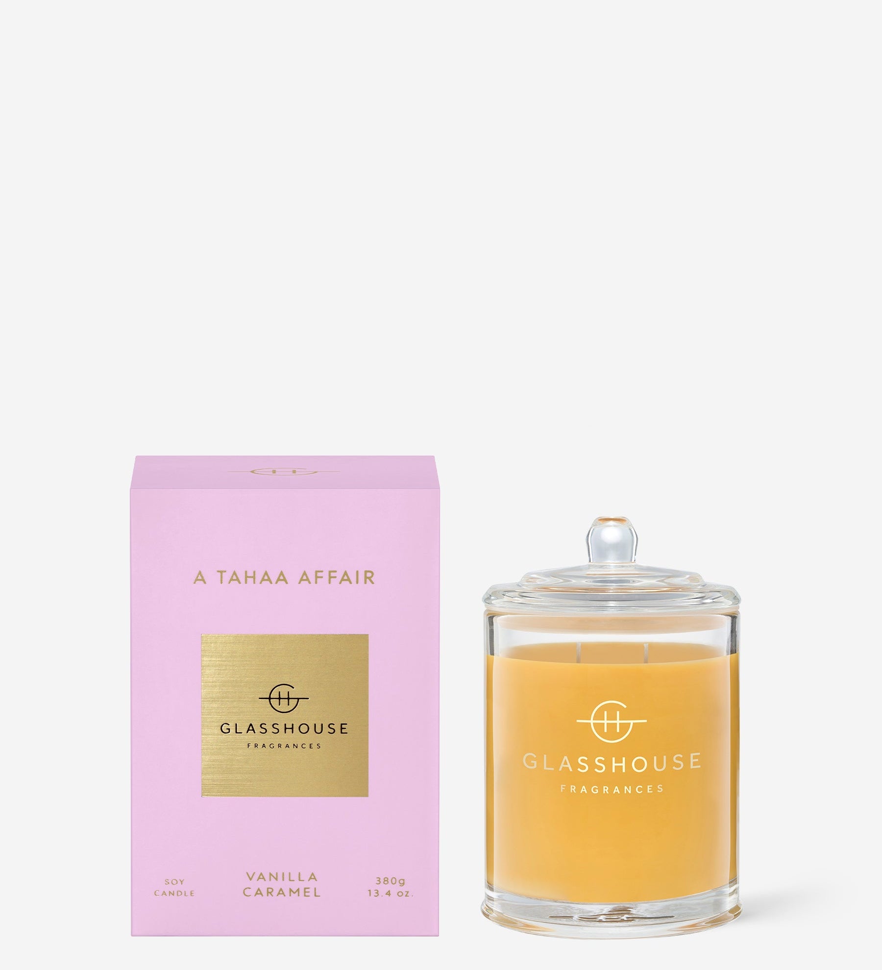 Glasshouse Fragrances 380g Scented Candle A Tahaa Affair