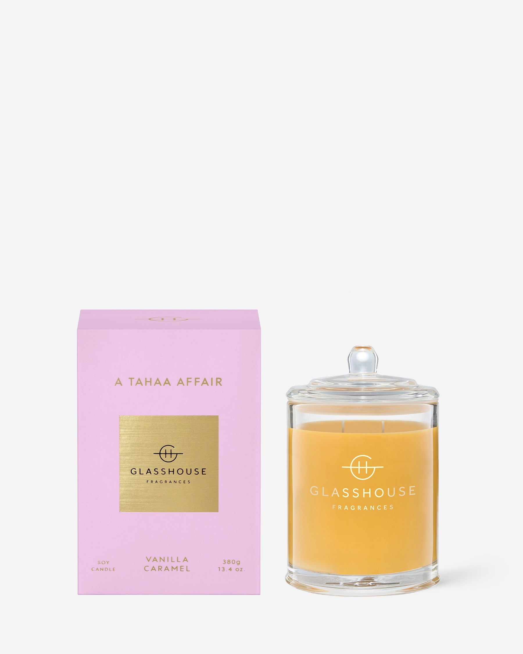 Glasshouse Fragrances 380g Scented Candle A Tahaa Affair