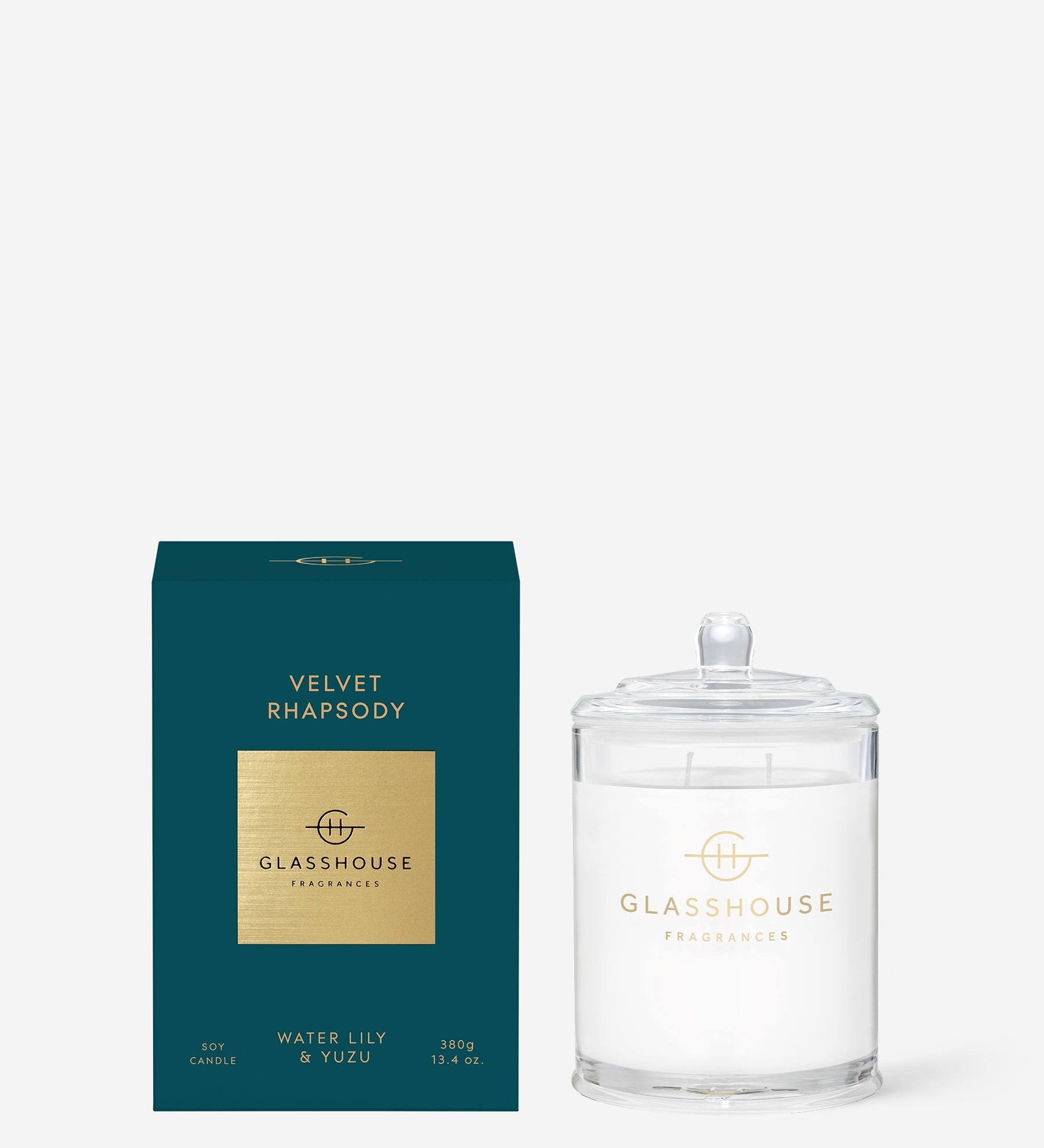 Glasshouse Fragrances 380g Scented Candle Velvet Rhapsody
