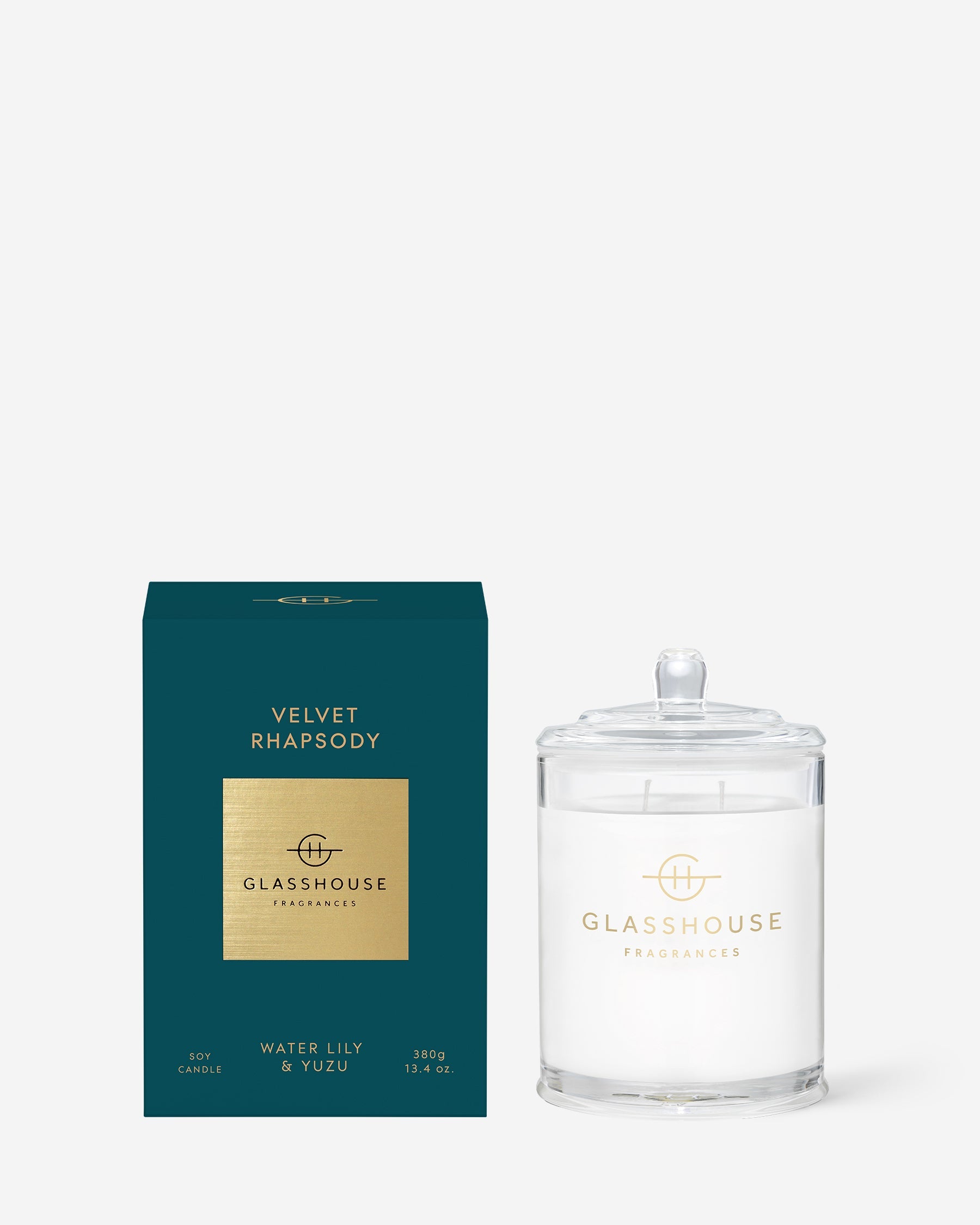 Glasshouse Fragrances 380g Scented Candle Velvet Rhapsody
