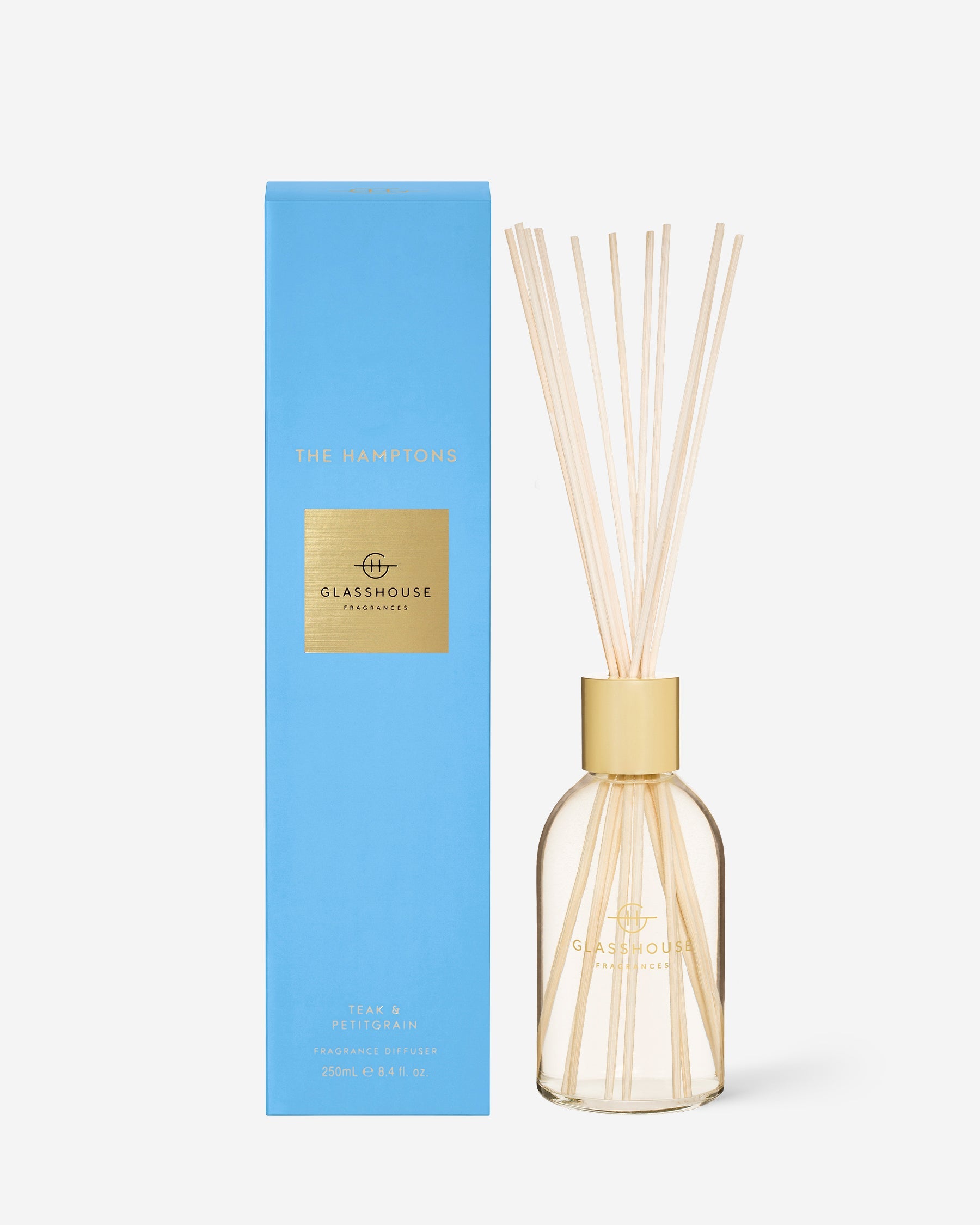 Glasshouse Fragrances 250ml Fragrance Diffuser The Hamptons