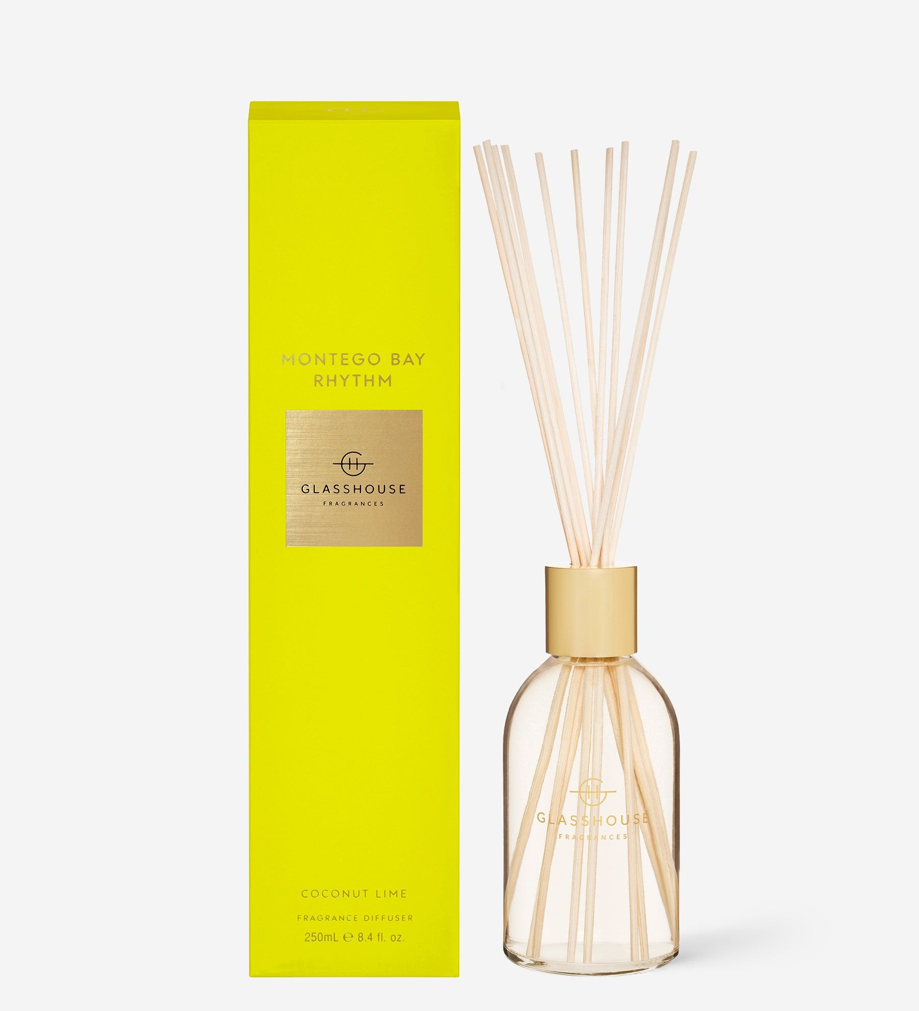 Glasshouse Fragrances 250ml Fragrance Diffuser Montego Bay Rhythm