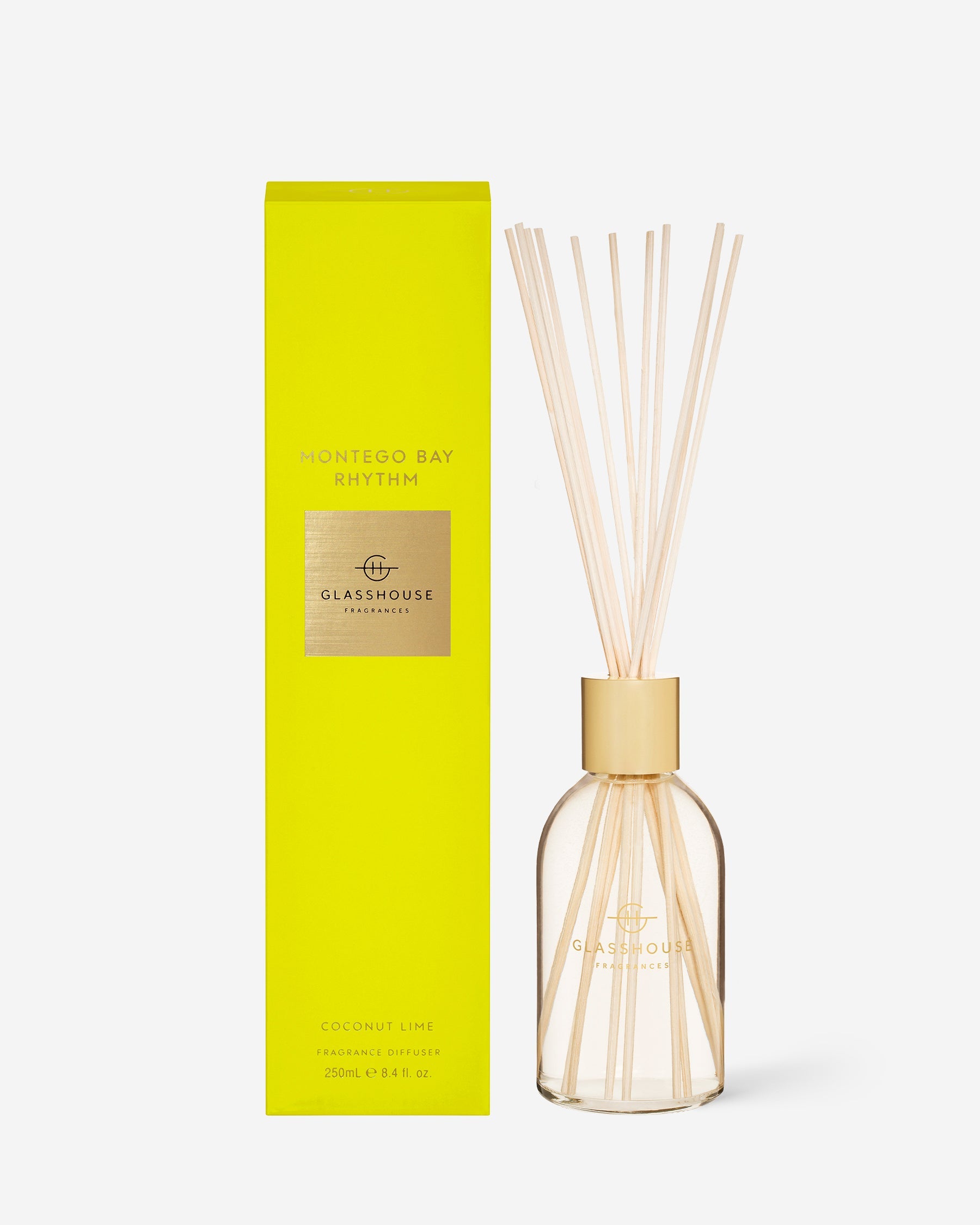 Glasshouse Fragrances 250ml Fragrance Diffuser Montego Bay Rhythm