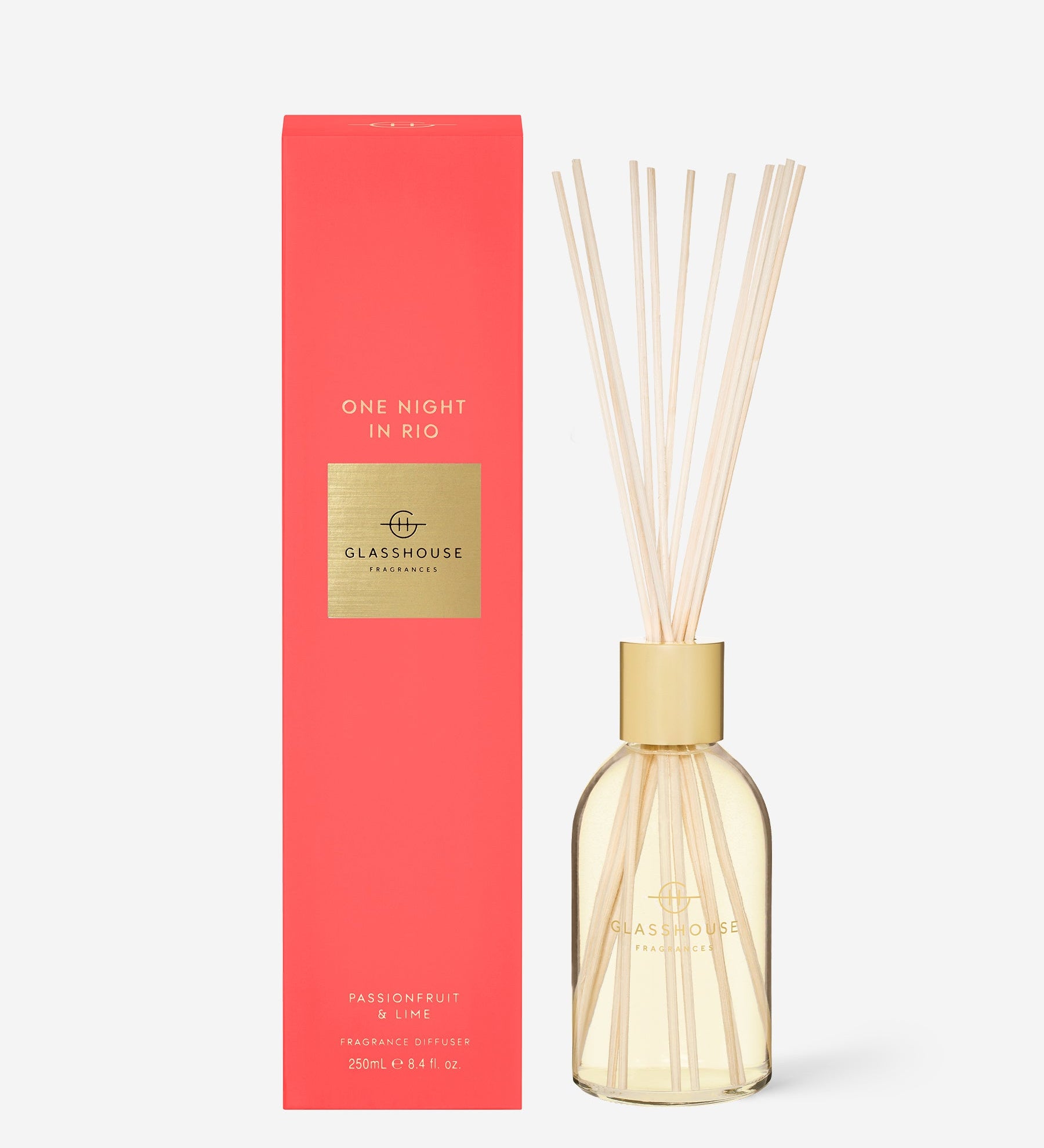 Glasshouse Fragrances 250ml Fragrance Diffuser One Night in Rio