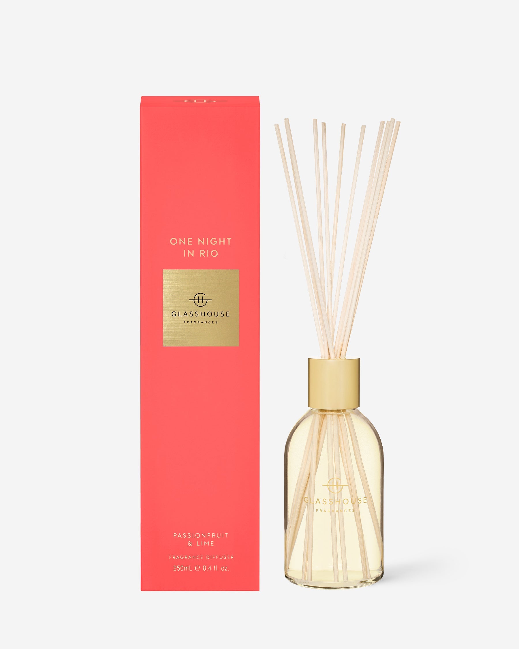 Glasshouse Fragrances 250ml Fragrance Diffuser One Night in Rio
