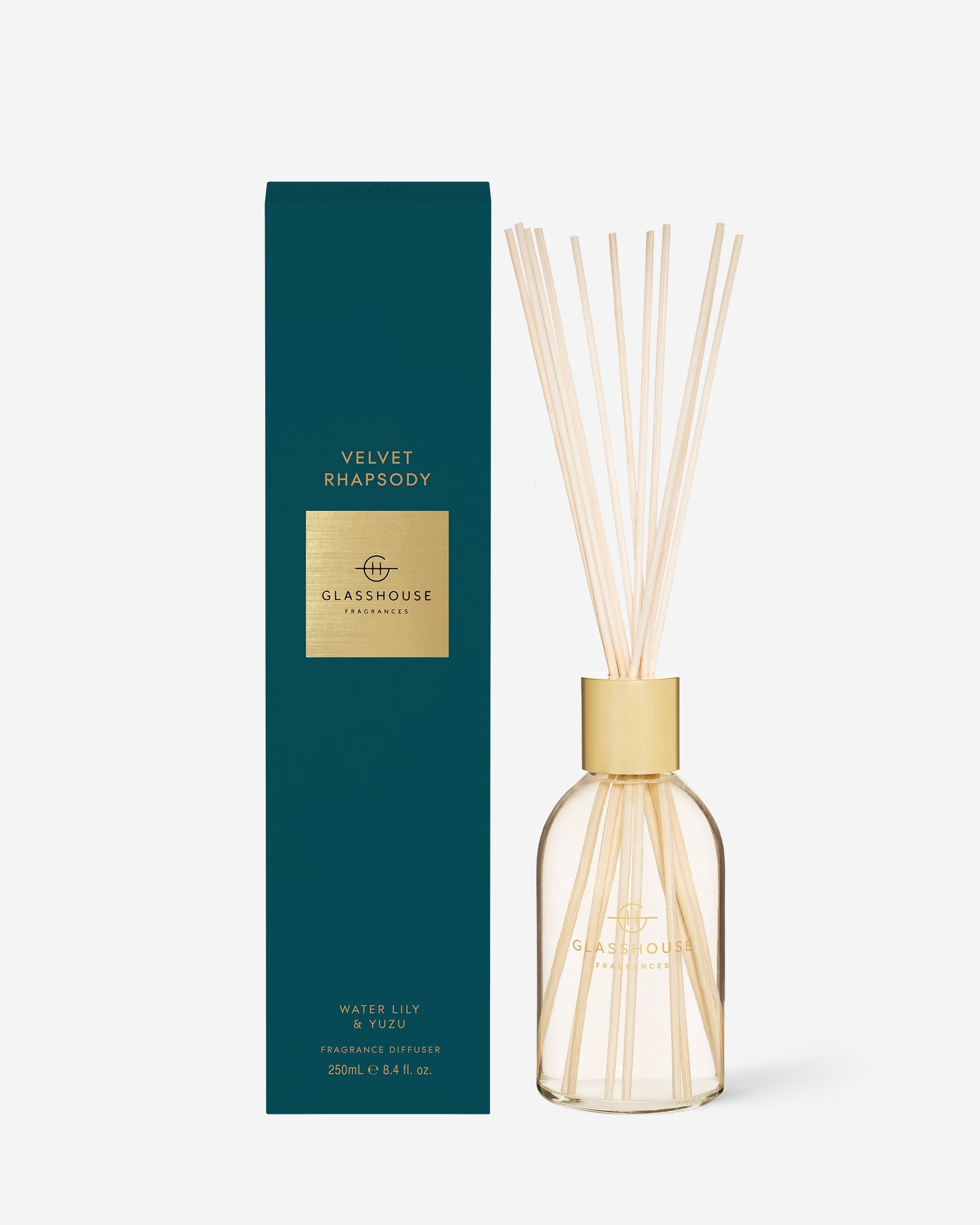 Glasshouse Fragrances 250ml Fragrance Diffuser Velvet Rhapsody