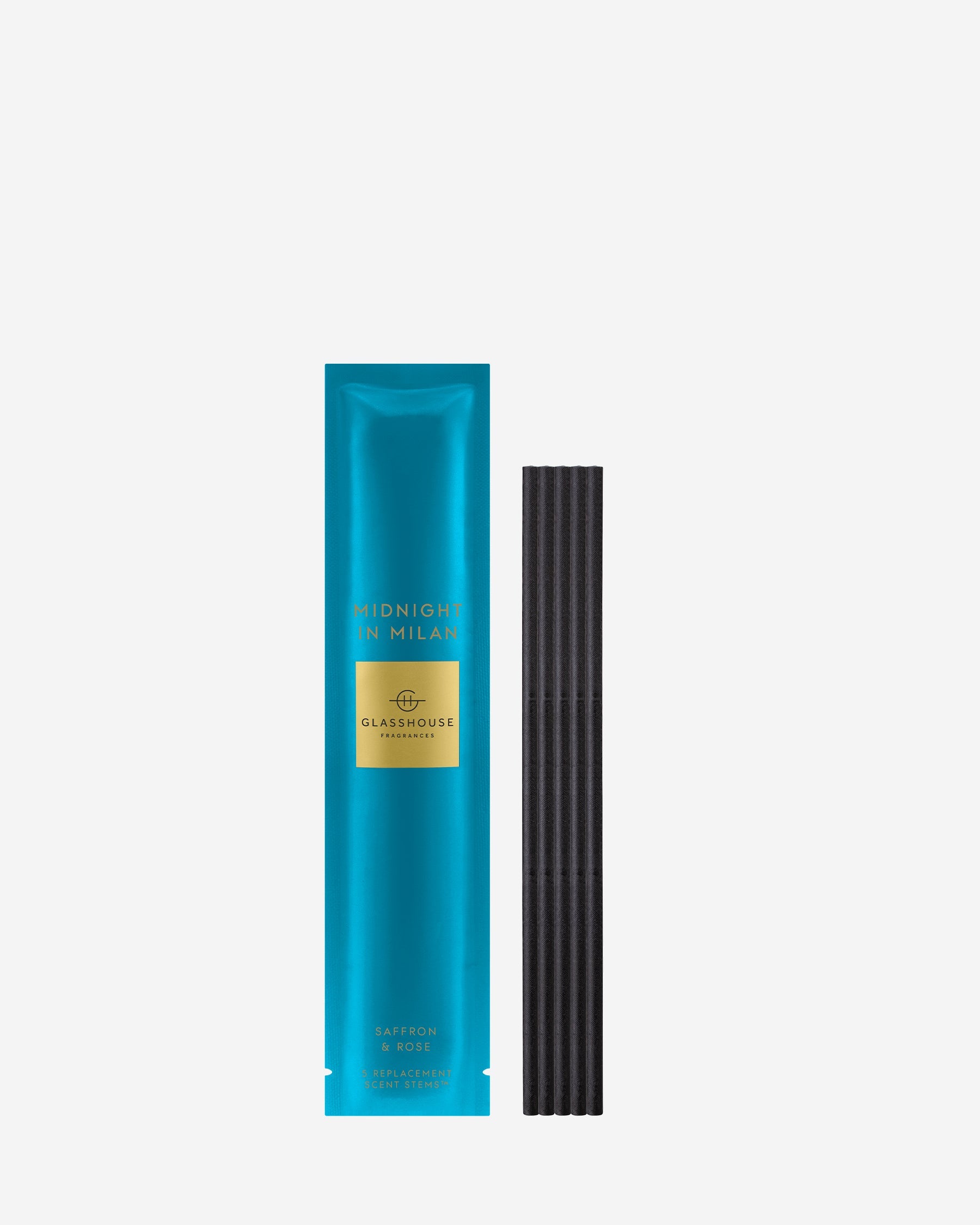 Glasshouse Fragrances Replacement Scent Stems Midnight in Milan