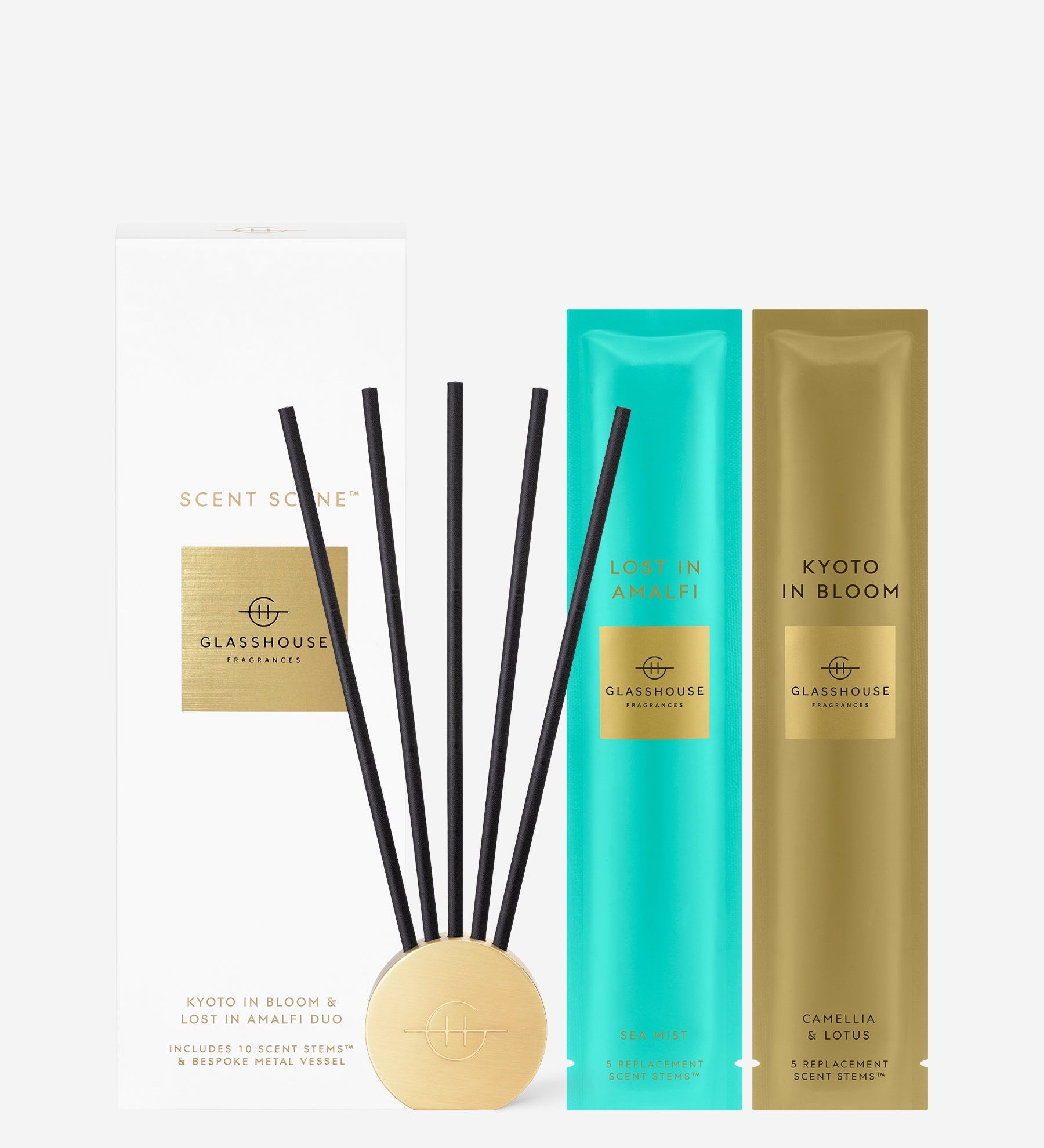 Glasshouse Fragrances Scent Scene Duo Lost in Amalfi & Kyoto in Bloom