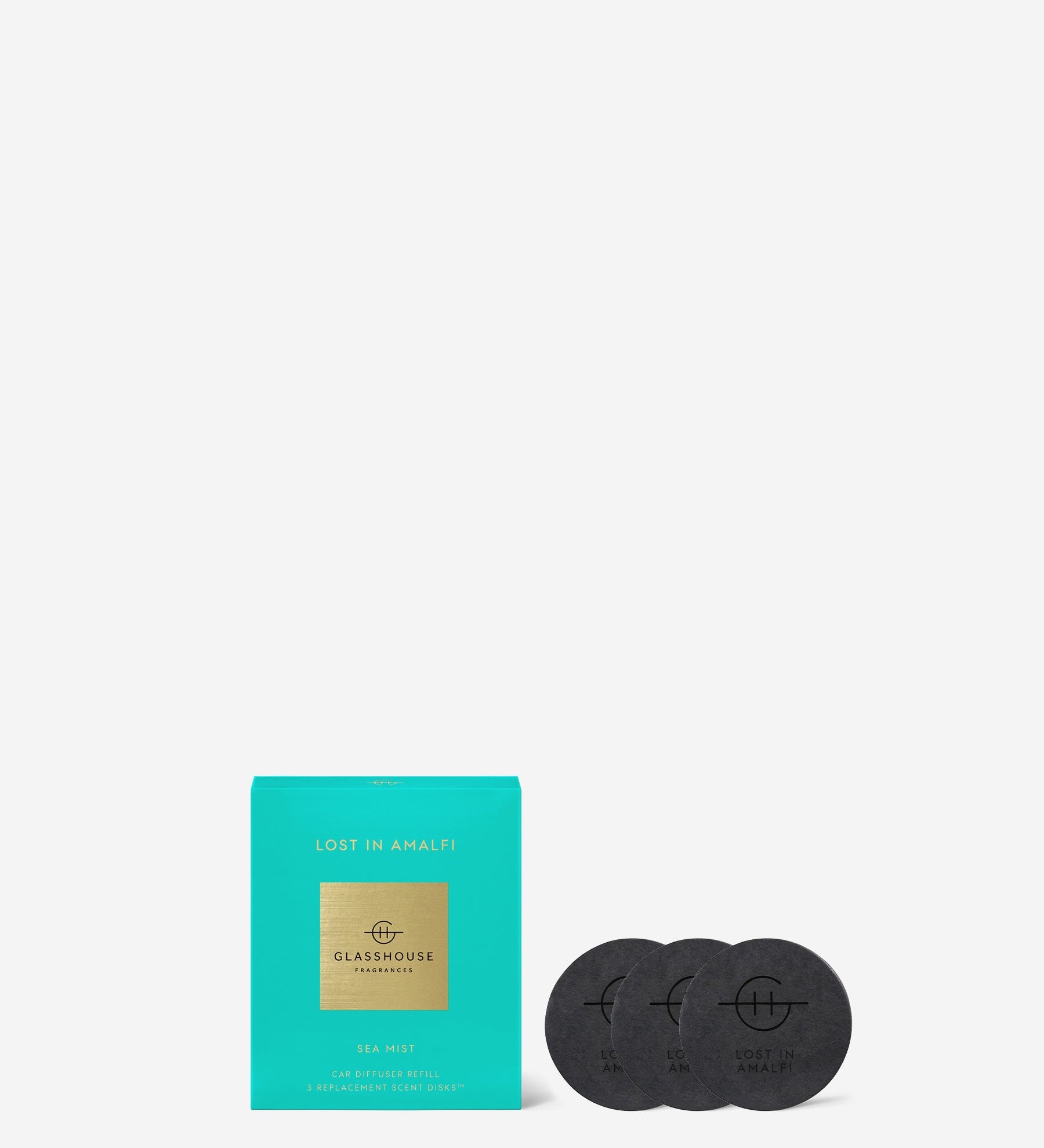 Glasshouse Fragrances Replacement Scent Disks Lost in Amalfi