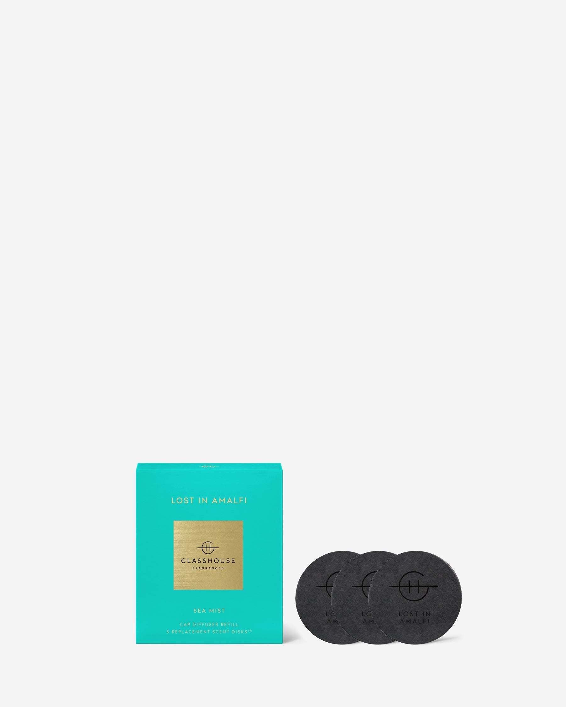 Glasshouse Fragrances Replacement Scent Disks Lost in Amalfi