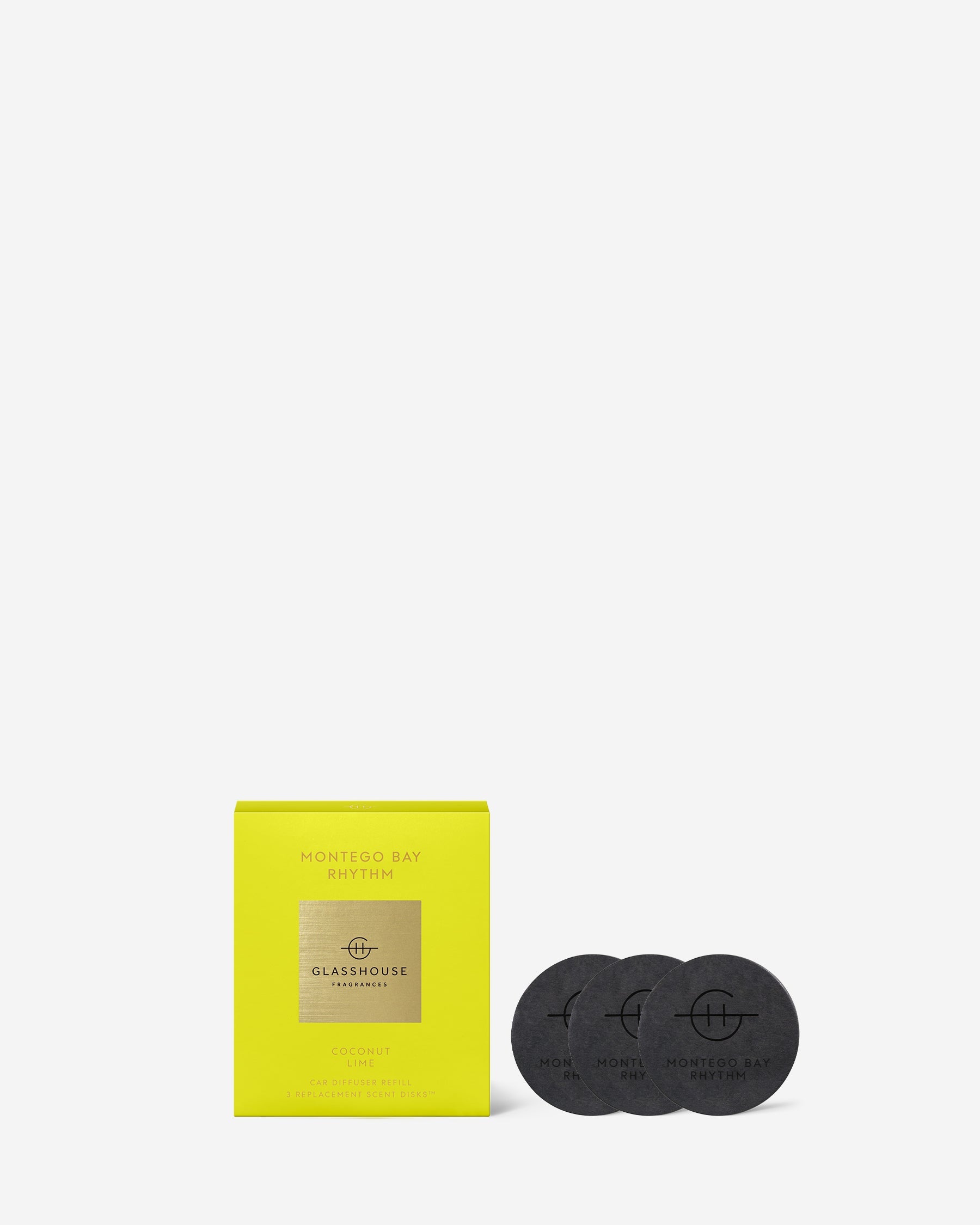 Glasshouse Fragrances Replacement Scent Disks Montego Bay Rhythm
