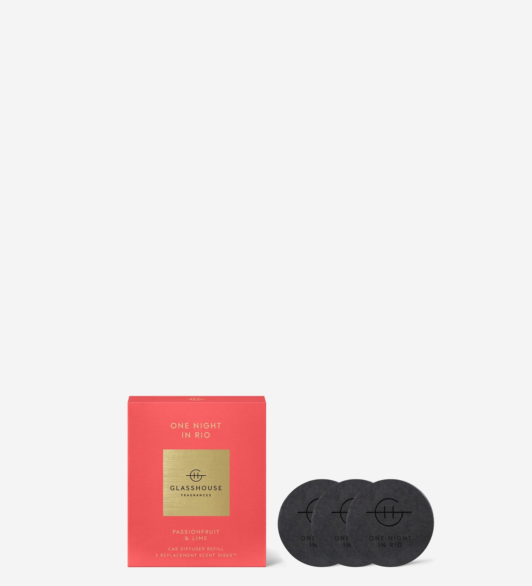 Glasshouse Fragrances Replacement Scent Disks One Night in Rio
