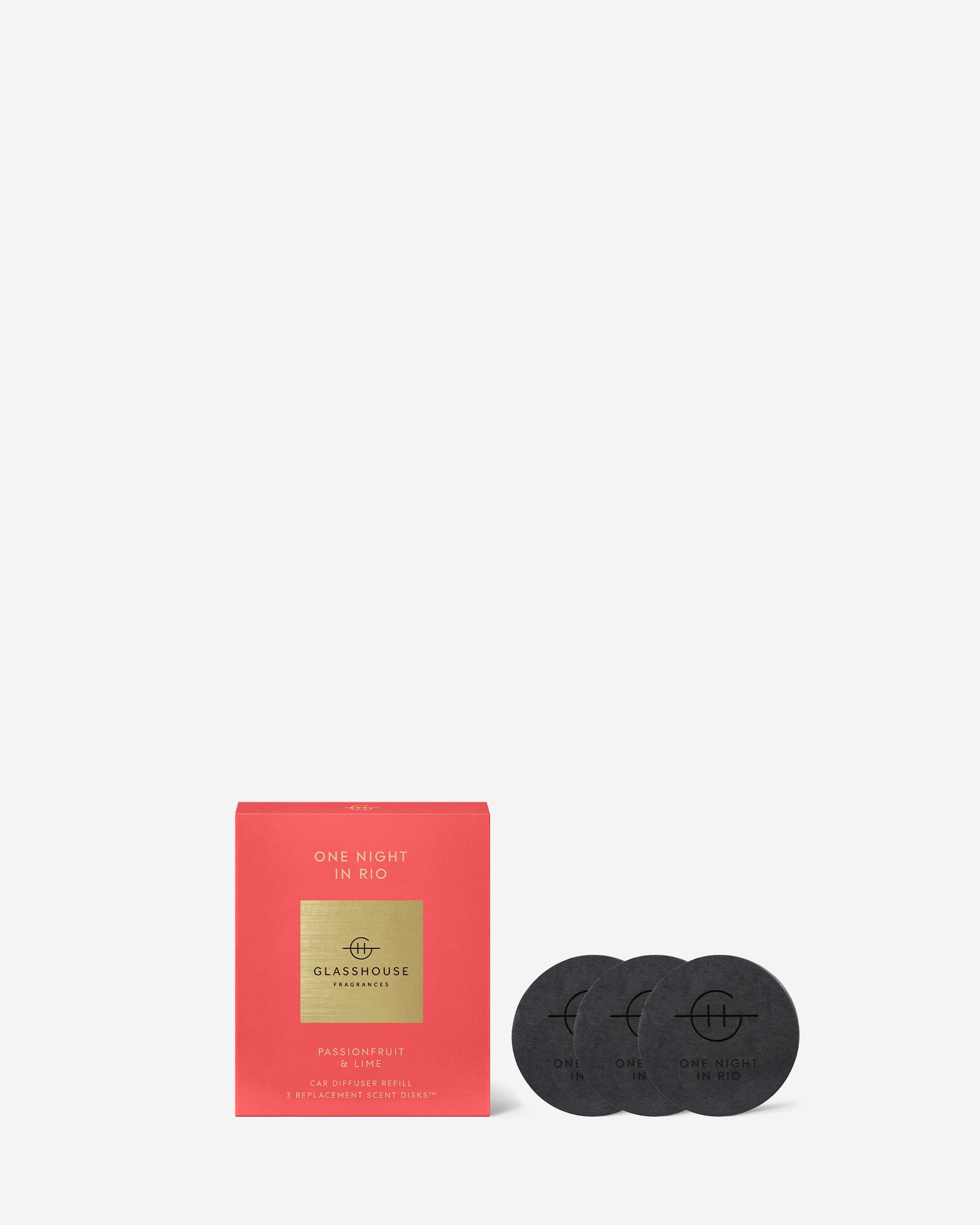 Glasshouse Fragrances Replacement Scent Disks One Night in Rio