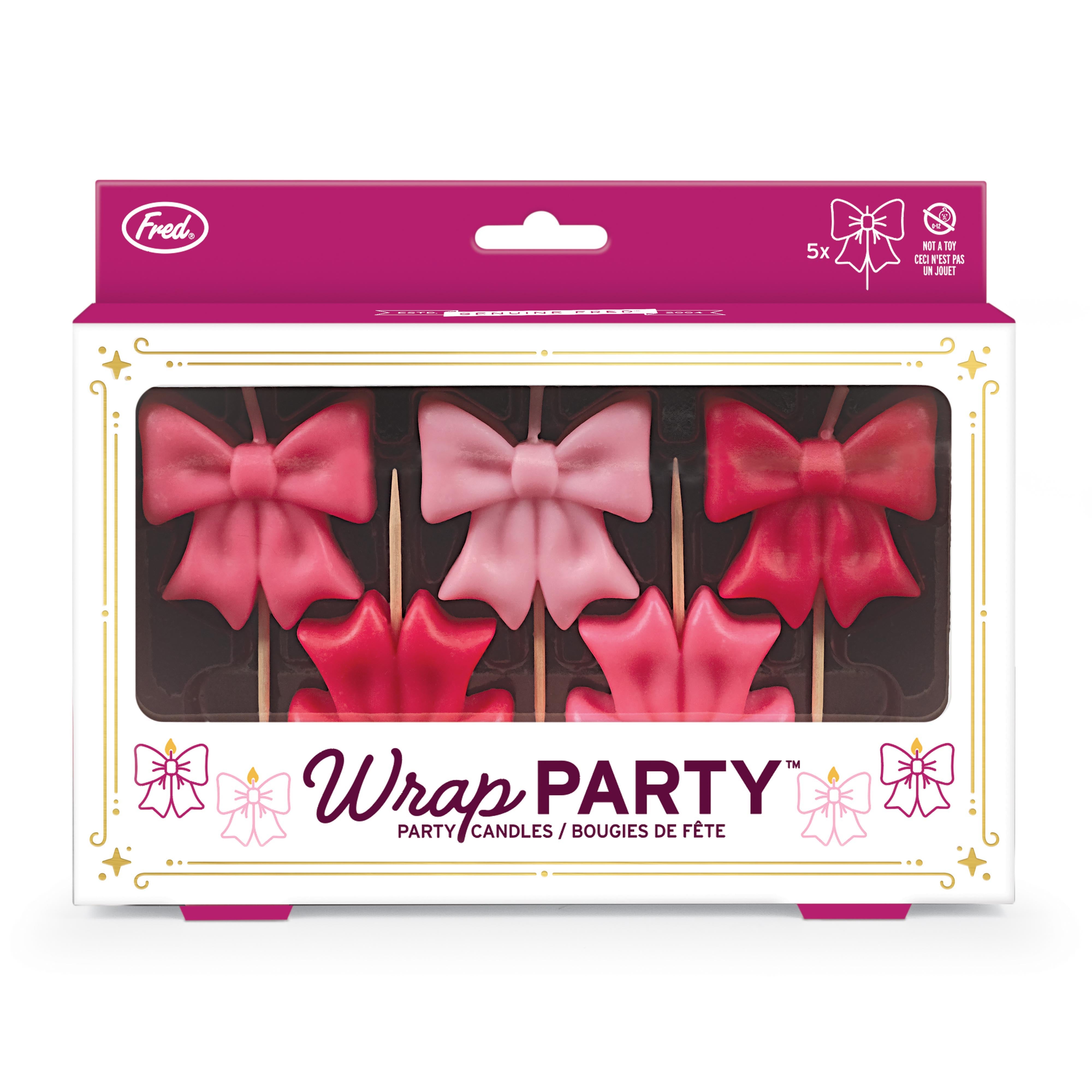 FRED - WRAP PARTY CANDLES | SET OF 5