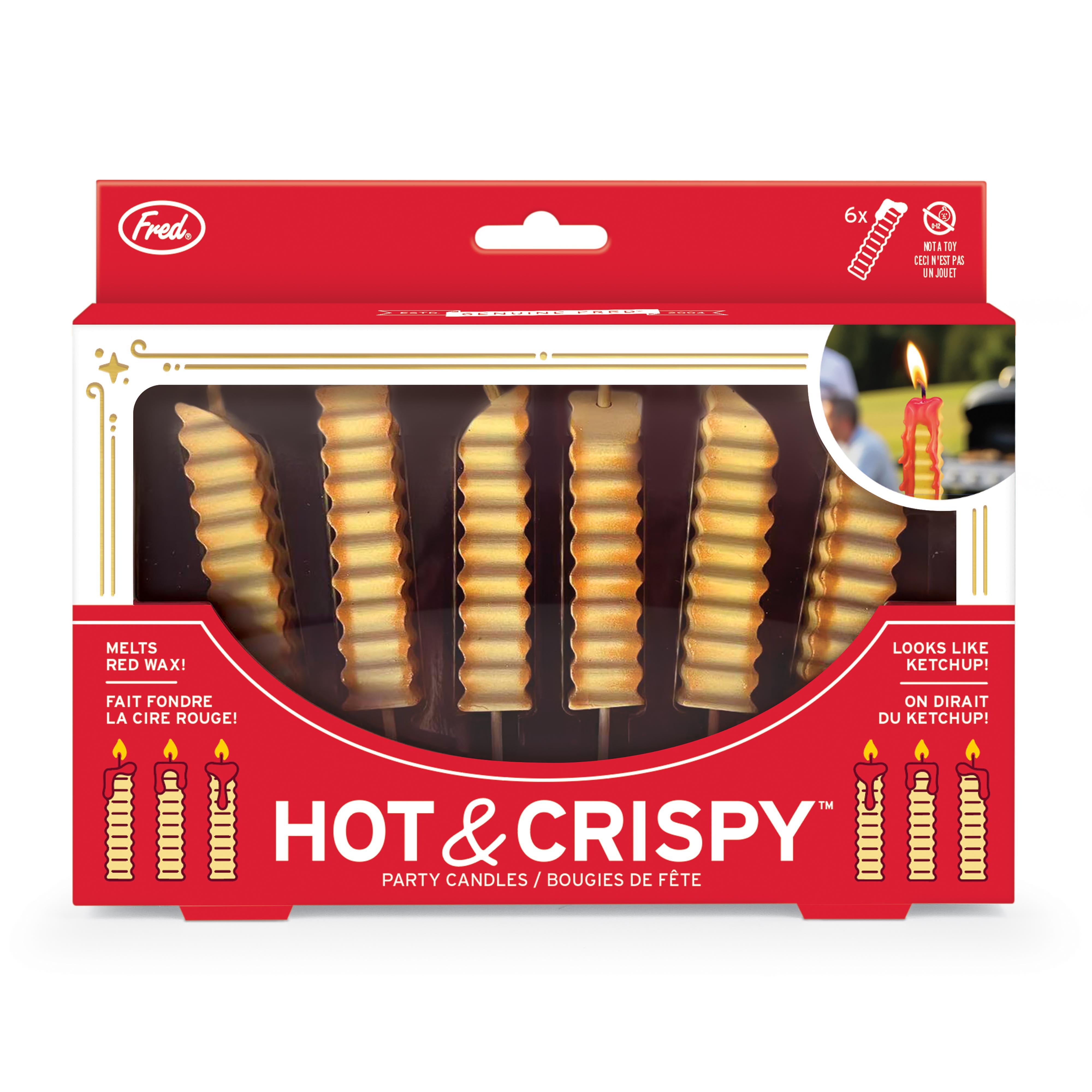FRED - HOT AND CRISPY BIRTHDAY CANDLES | SET OF 6