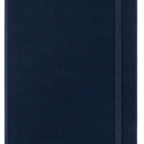 MOLESKINE - CLASSIC HARD COVER NOTEBOOK | PLAIN | LARGE | SAPPHIRE BLUE