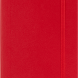 MOLESKINE - CLASSIC SOFT COVER NOTEBOOK | RULED | POCKET | SCARLET RED
