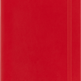 MOLESKINE - CLASSIC SOFT COVER NOTEBOOK | RULED | LARGE | SCARLET RED