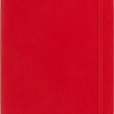MOLESKINE - CLASSIC SOFT COVER NOTEBOOK | RULED | EXTRA LARGE | SCARLET RED