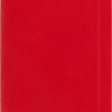 MOLESKINE - CLASSIC SOFT COVER NOTEBOOK | PLAIN | EXTRA LARGE | SCARLET RED