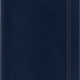 MOLESKINE - CLASSIC SOFT COVER NOTEBOOK | DOT GRID | LARGE | SAPPHIRE BLUE