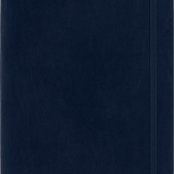 MOLESKINE - CLASSIC SOFT COVER NOTEBOOK | RULED | EXTRA LARGE | SAPPHIRE BLUE