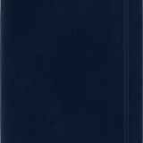 MOLESKINE - CLASSIC SOFT COVER NOTEBOOK | PLAIN | EXTRA LARGE | SAPPHIRE BLUE