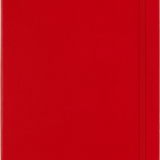 MOLESKINE - CLASSIC HARD COVER NOTEBOOK | PLAIN | EXTRA LARGE | SCARLET RED