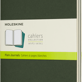 MOLESKINE - CAHIER NOTEBOOK | SET OF 3 | PLAIN | LARGE | MYRTLE GREEN