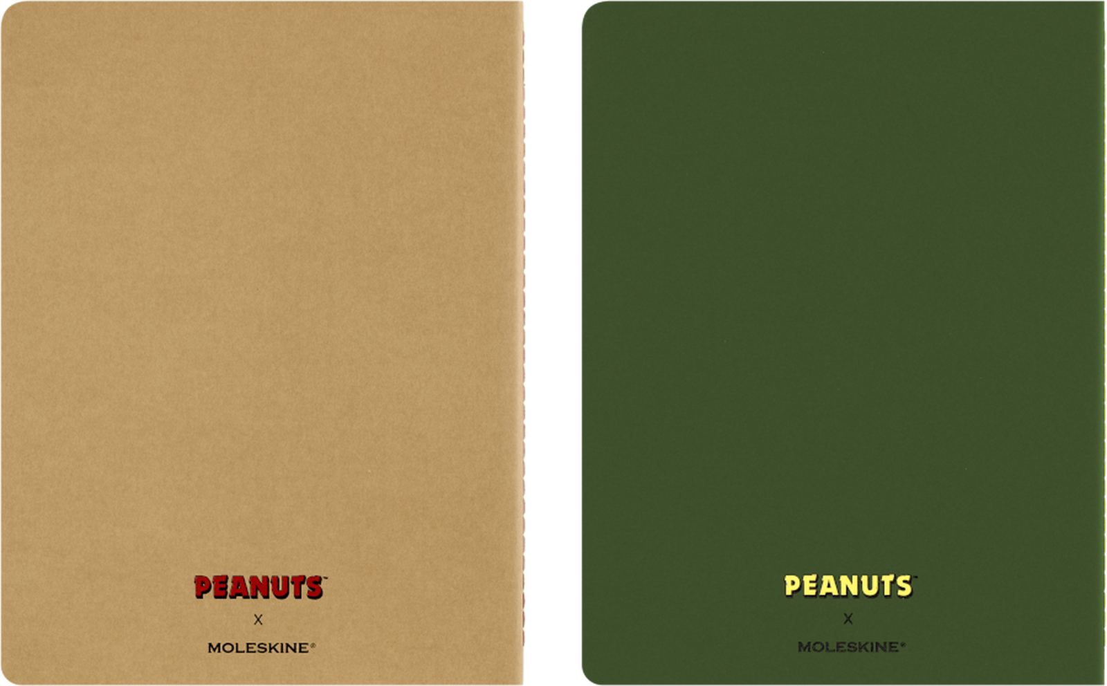 MOLESKINE - PEANUTS COLLECTION | CAHIER JOURNALS | XL | SET OF 2