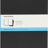 MOLESKINE - CAHIER NOTEBOOK | SET OF 3 | DOT GRID | EXTRA LARGE | BLACK