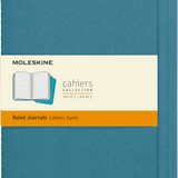 MOLESKINE - CAHIER NOTEBOOK | SET OF 3 | RULED | LARGE | BRISK BLUE