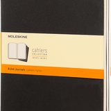 MOLESKINE - CAHIER NOTEBOOK | SET OF 3 | RULED | EXTRA LARGE | BLACK