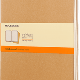 MOLESKINE - CAHIER NOTEBOOK | SET OF 3 | RULED | EXTRA LARGE | KRAFT