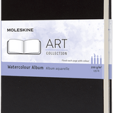 MOLESKINE - ART WATERCOLOUR ALBUM | PLAIN | LARGE | BLACK