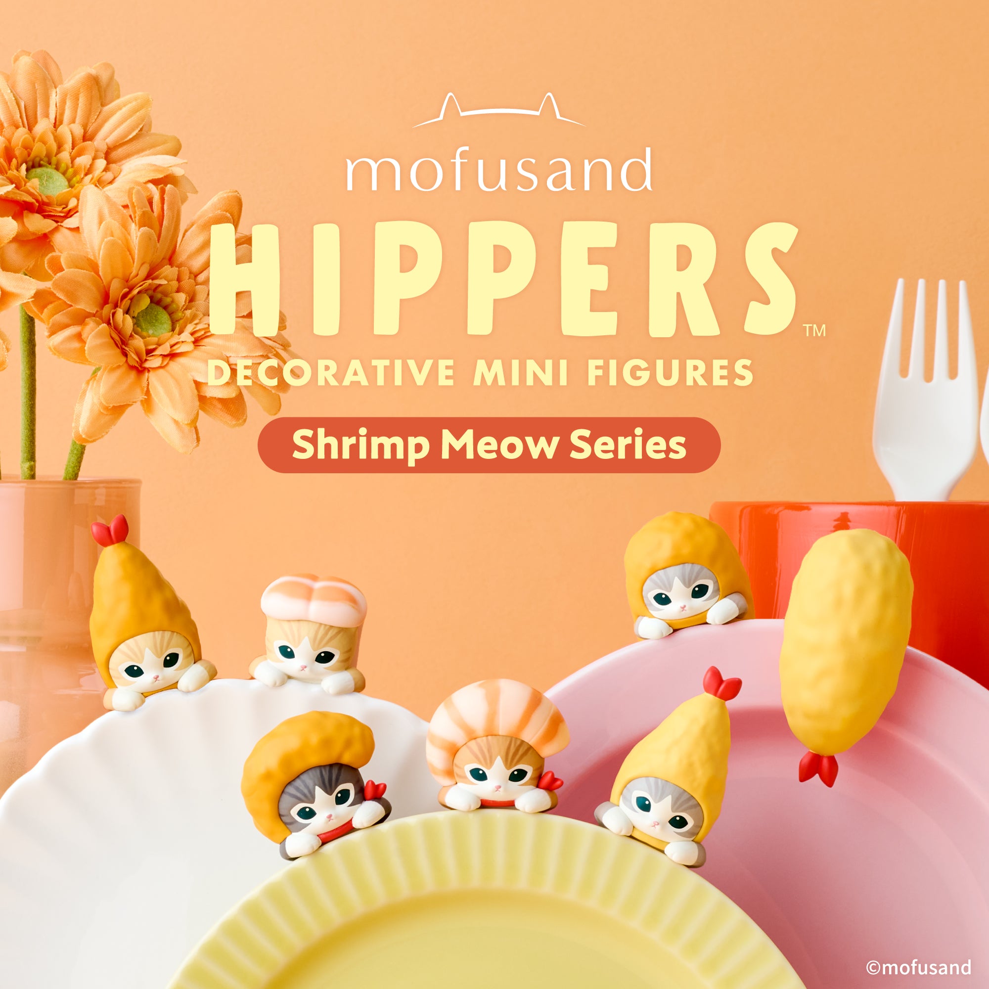 SONNY ANGEL - MOFUSAND HIPPERS SHRIMP MEOW BLIND BOX