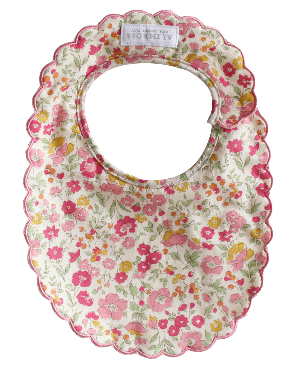 Alimrose Rose Garden scallop bib back
