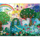 CROCODILE CREEK - FOIL PUZZLE 60 PC | SPARKLING UNICORN
