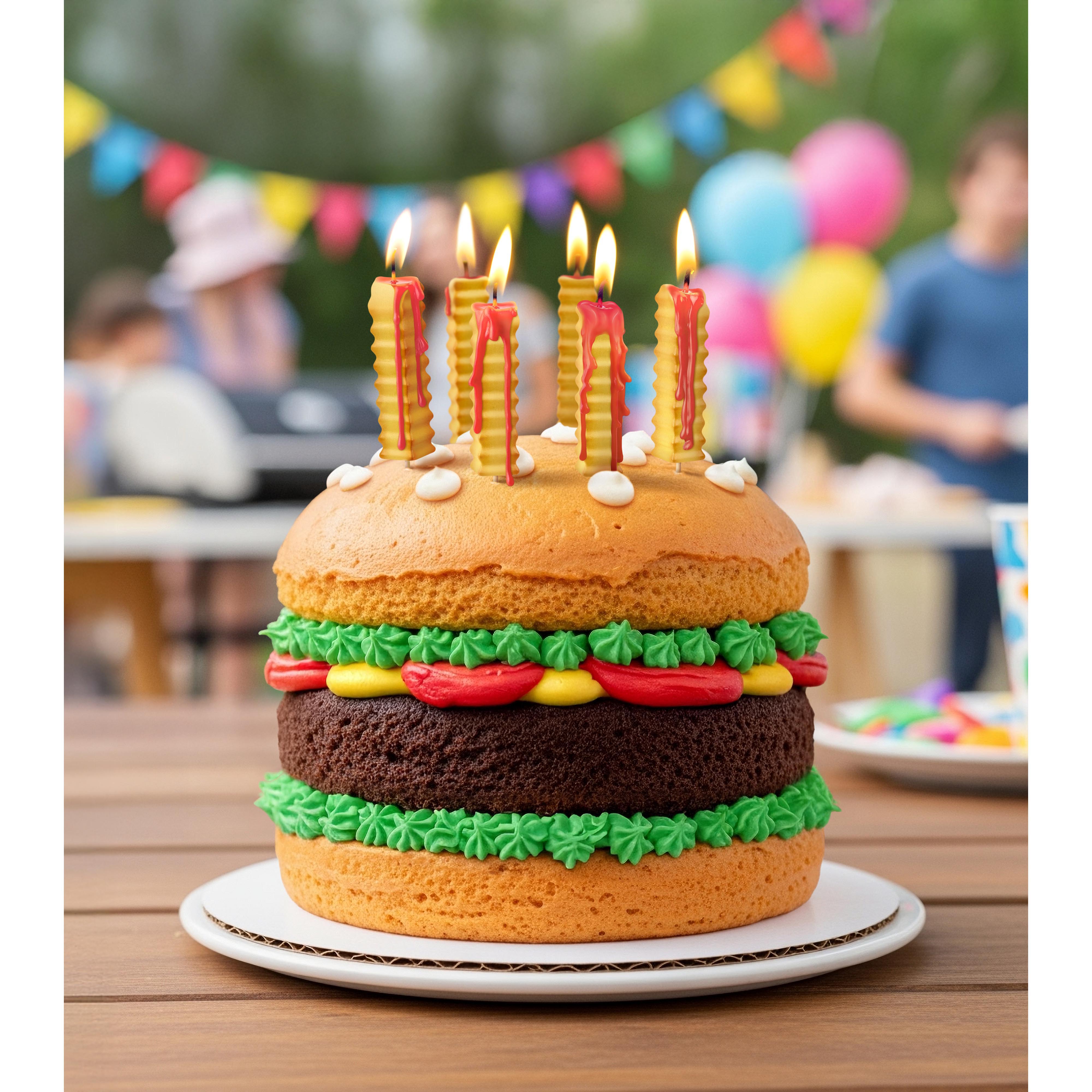 FRED - HOT AND CRISPY BIRTHDAY CANDLES | SET OF 6
