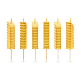 FRED - HOT AND CRISPY BIRTHDAY CANDLES | SET OF 6