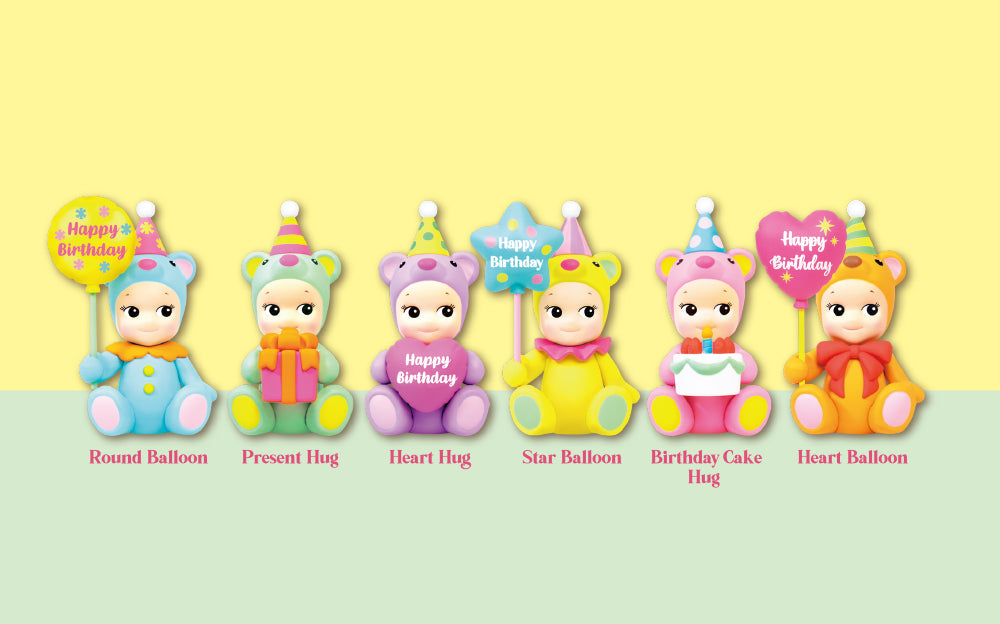 Sonny Angel Birthday Gift Bear Series lineup