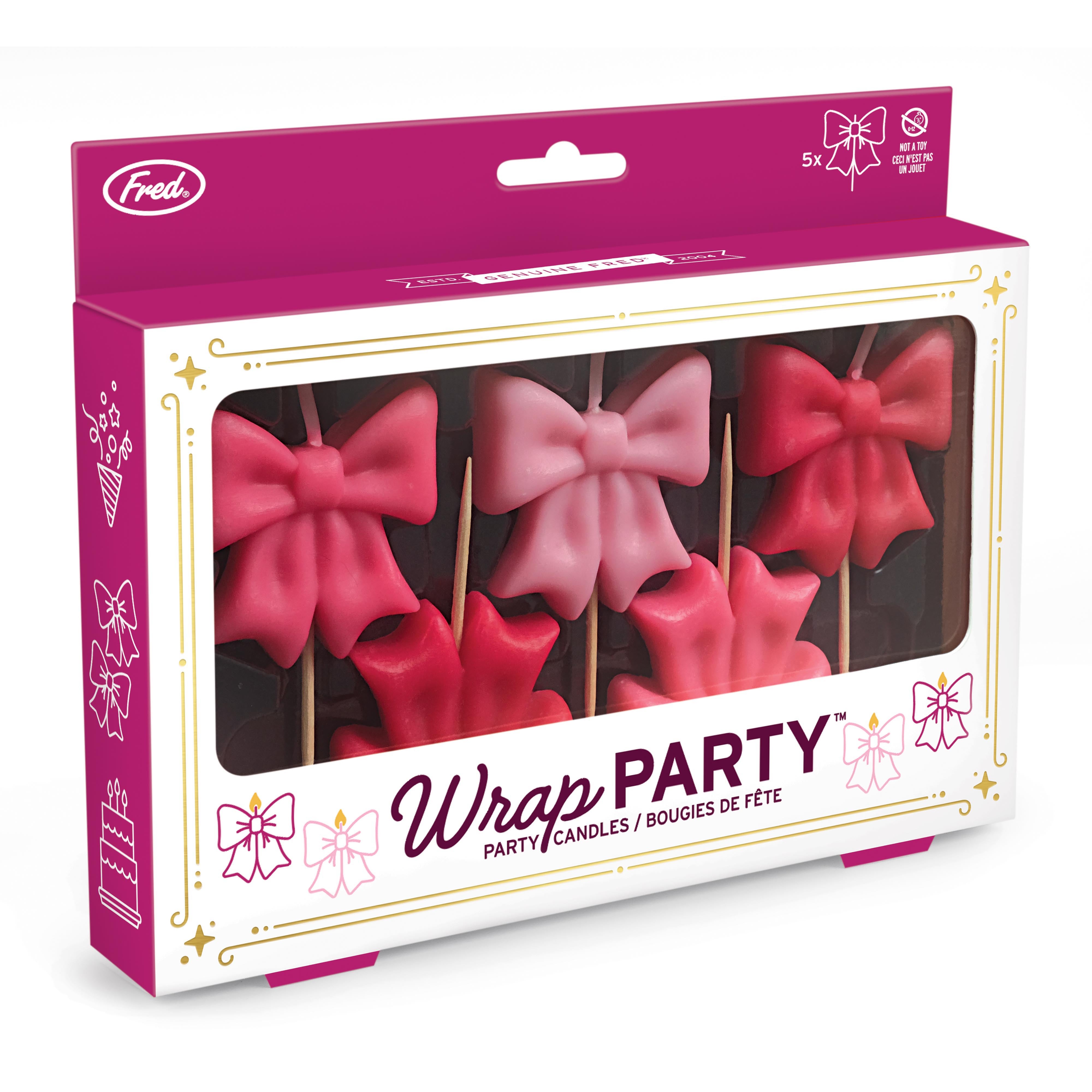 FRED - WRAP PARTY CANDLES | SET OF 5